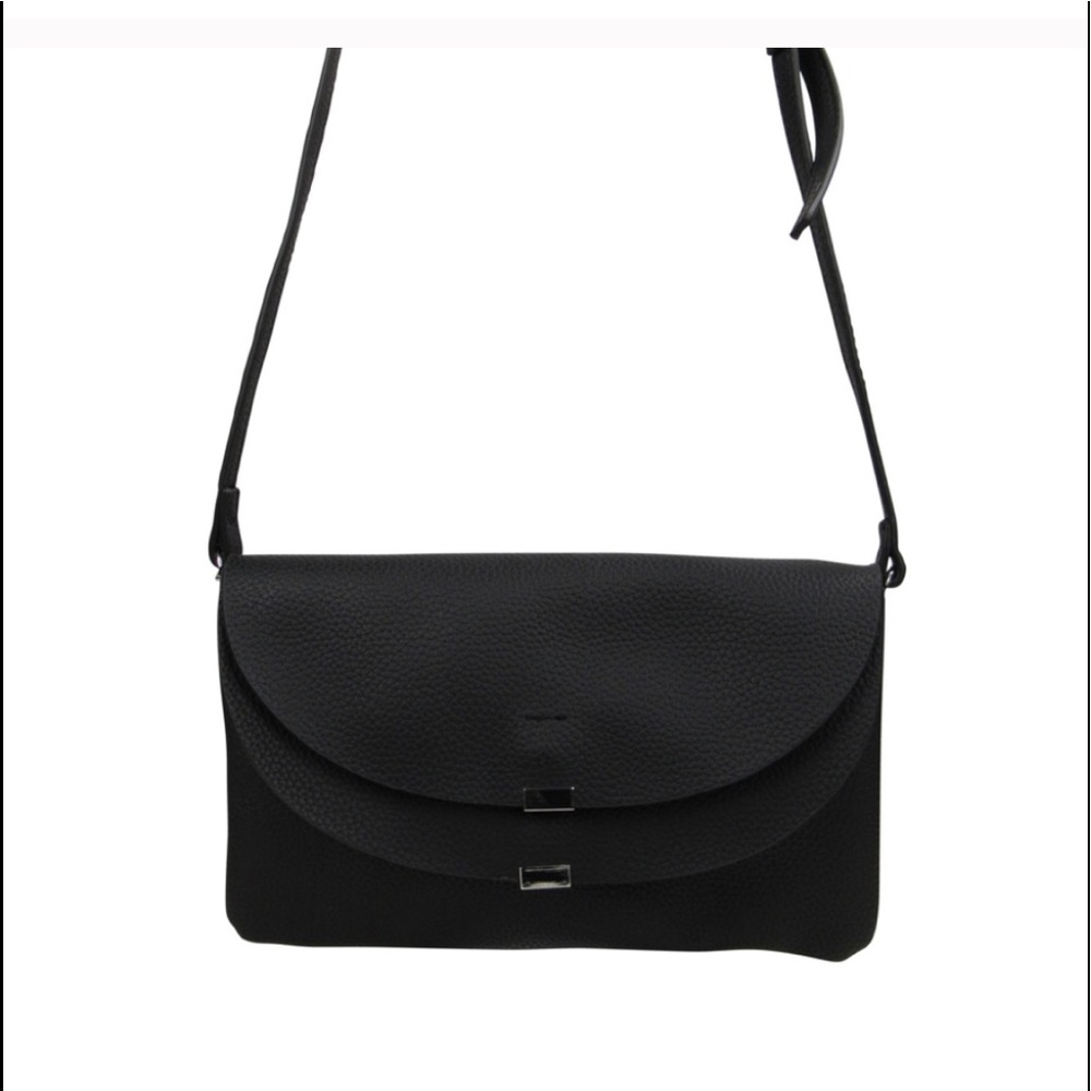 Double Flap Crossbody with Wristlet